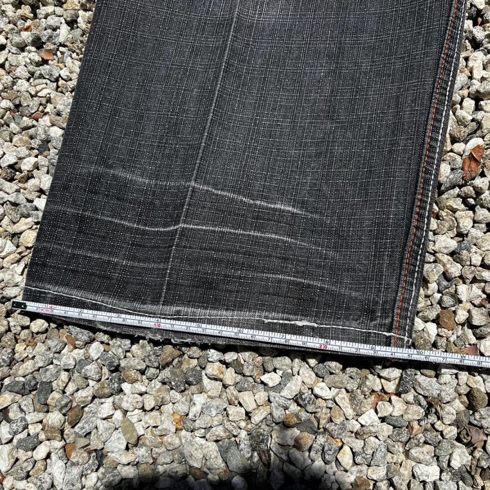 Vintage Affliction Southpole like 5ive elementz grey faded black baggy pants - Picture 6 of 6